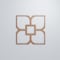 Ekena Millwork Large Olivia Decorative Fretwork Wood Wall Panels, Wood (Paint Grade), 23 3/8"W x 23 3/8"H x 3/8"T WALW24X24X0375OLVMF - alternate 3